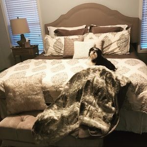 Pottery Barn Asher Medallion Duvet Cover and Shams
